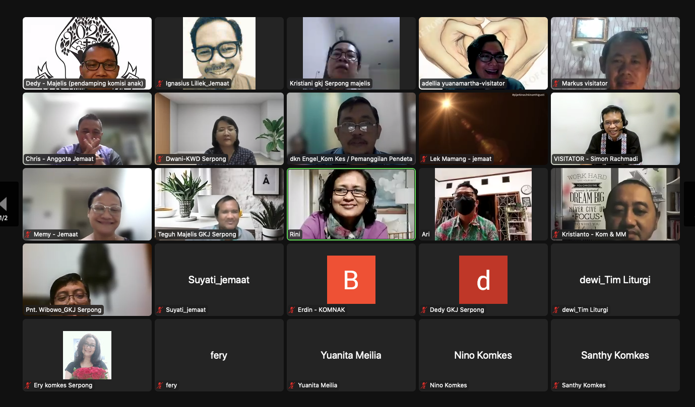 Visitasi Reguler GKJ Serpong: Kami Siap Selenggarakan Pemilihan Pendeta